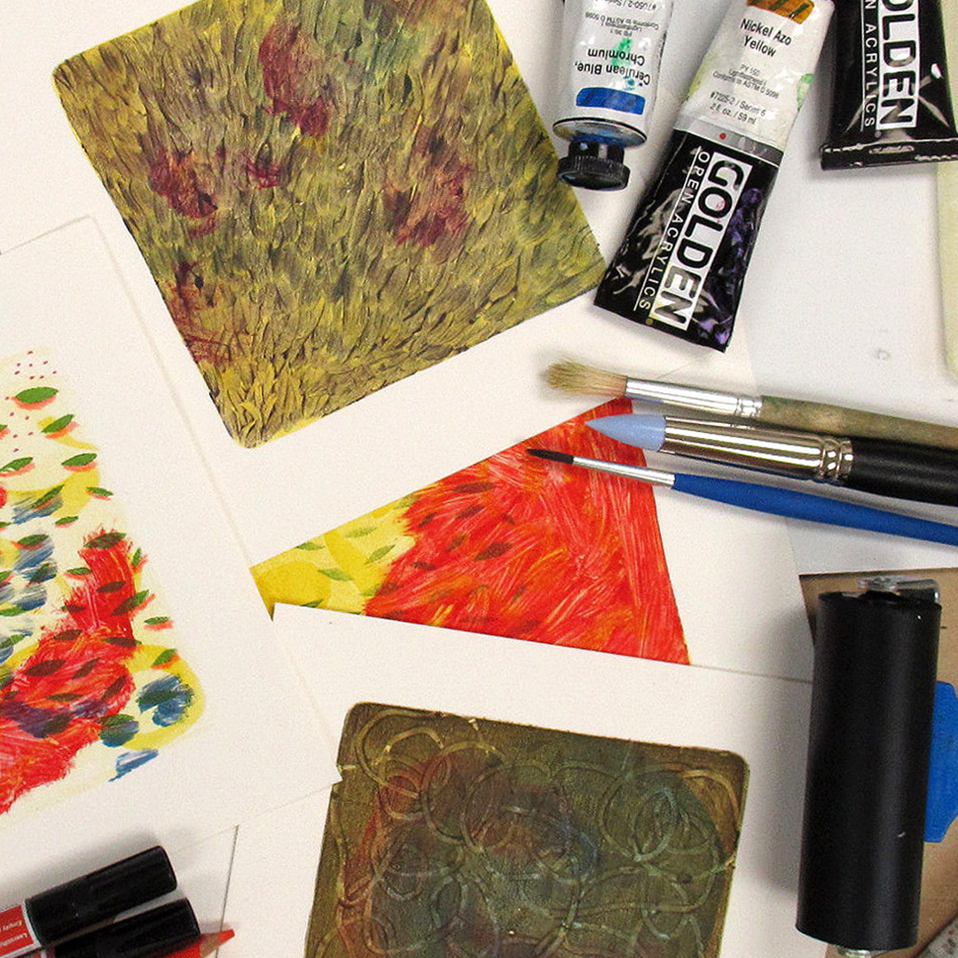 Easy Monoprinting with Gelli Printing Plates