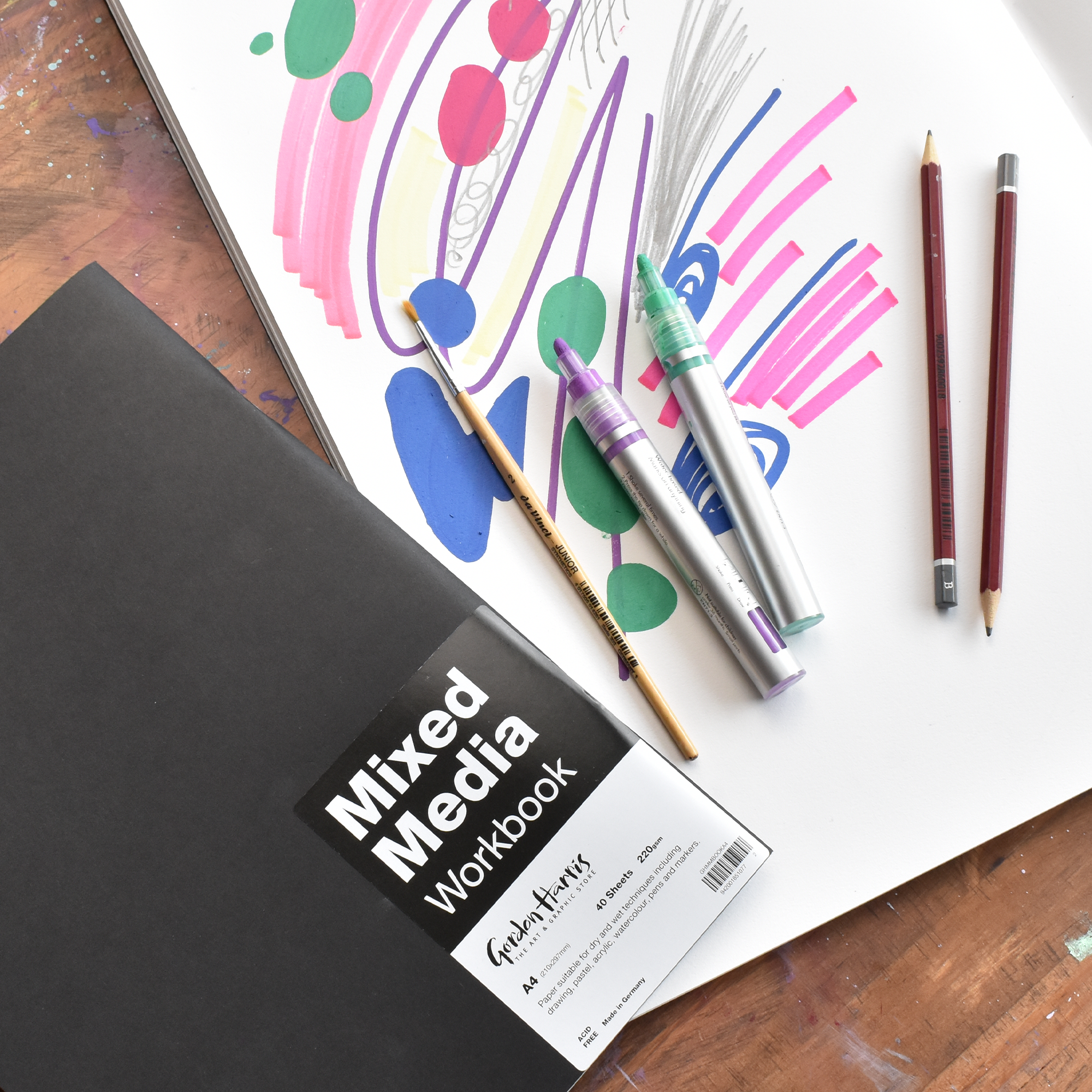 Gordon Harris Mixed Media Booklets