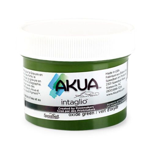 Akua Intaglio Printing Ink Green Oxide