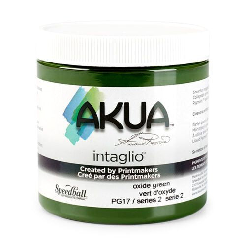 Akua Intaglio Printing Ink Green Oxide 237ml