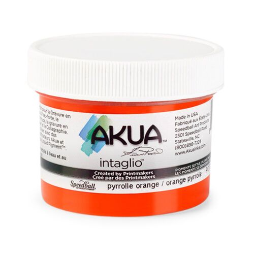 Akua Intaglio Printing Ink Pyrrole Orange 59ml