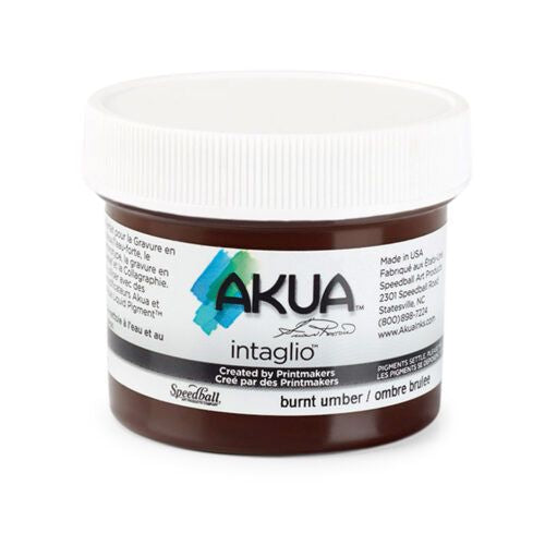 Akua Intaglio Printing Ink Burnt Umber 59ml