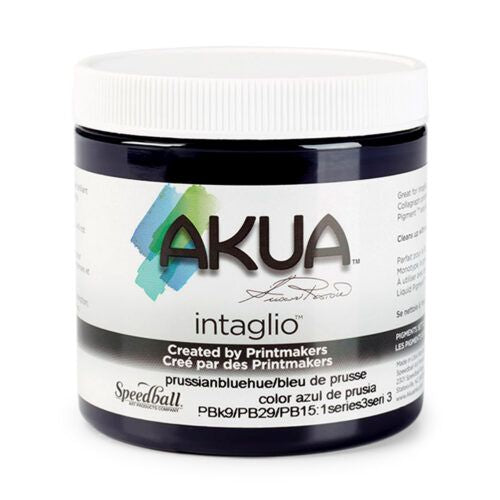 Akua Intaglio Printing Ink Prussian Blue Hue 237ml