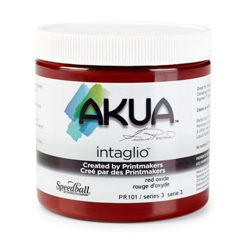 Akua Intaglio Printing Ink Red Oxide 237ml
