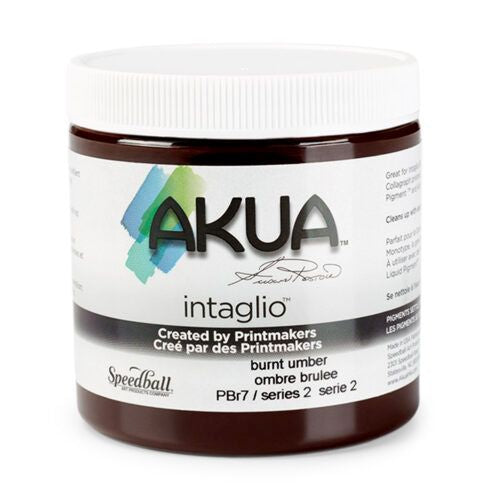 Akua Intaglio Printing Ink Burnt Umber 237ml