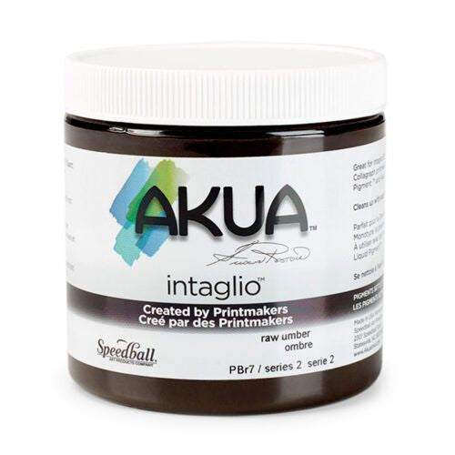 Akua Intaglio Printing Ink Raw Umber 237ml
