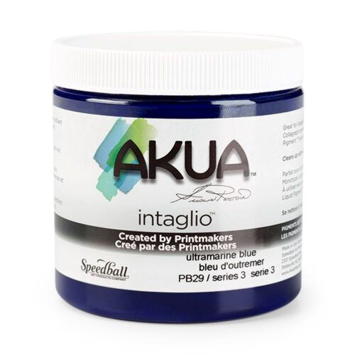 Akua Intaglio Printing Ink Ultramarine Blue