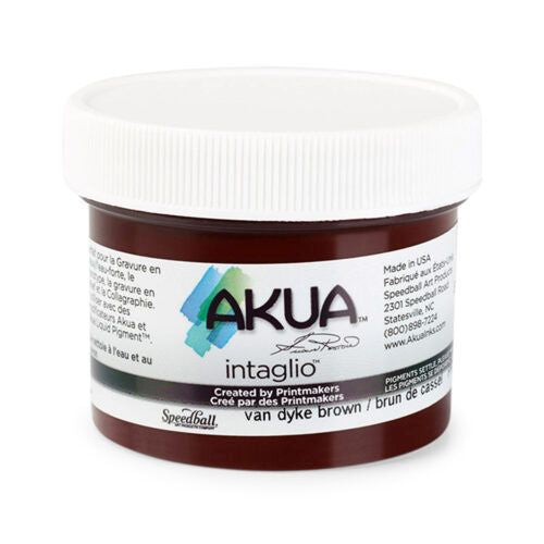 Akua Intaglio Printing Ink Van Dyke Brown 59ml