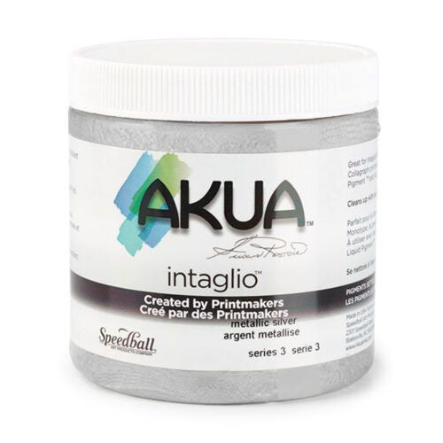 Akua Intaglio Printing Ink Metallic Silver