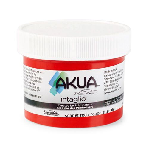 Akua Intaglio Printing Ink Scarlet Red