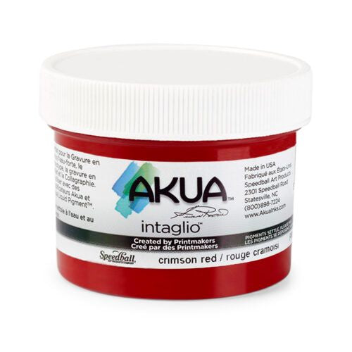 Akua Intaglio Printing Ink Crimson Red 59ml