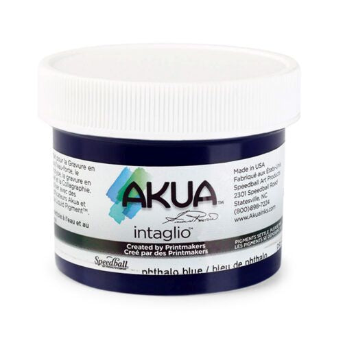 Akua Intaglio Printing Ink Phthalo Blue