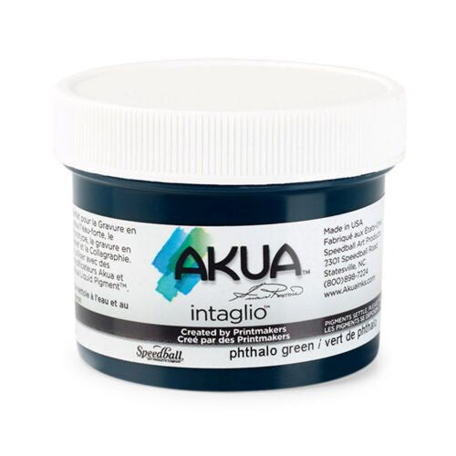 Akua Intaglio Printing Ink Phthalo Green