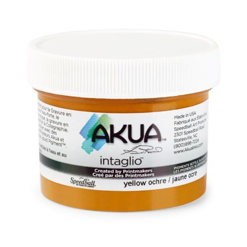 Akua Intaglio Printing Ink Yellow Ochre