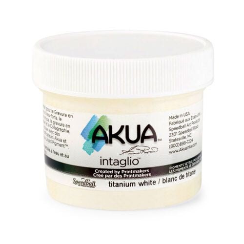 Akua Intaglio Printing Ink Titanium White 59ml