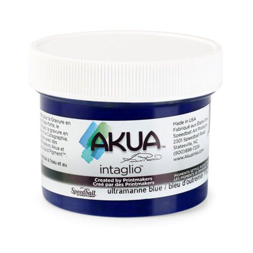 Akua Intaglio Printing Ink Ultramarine Blue