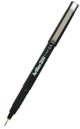 Artline 200 Fineliner Pen Black 0.4mm