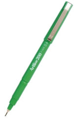 Artline 200 Fineliner Pen Green 0.4mm