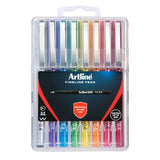 Artline 200 Fineliner Pen Assorted Wallet Set 8 SET / 0.4mm