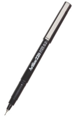 Artline 220 Fineliner Pen Black 0.2mm