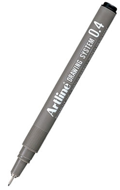 Artline Drawing System Pen Black 0.4mm