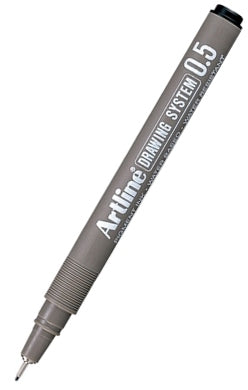 Artline Drawing System Pen Black 0.5mm