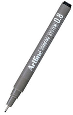 Artline Drawing System Pen Black 0.8mm