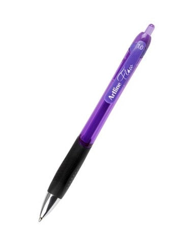 Artline Flow Retractable Gel Pen Purple 1mm