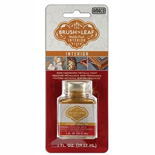 Amaco Brush N Leaf Interior Gold Leaf 29.57ml