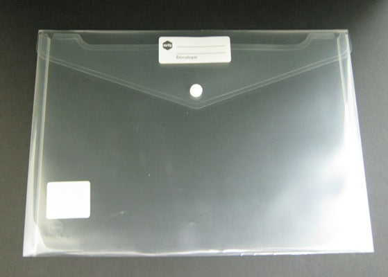 Marbig Doculope Dome Close Wallet Clear A4