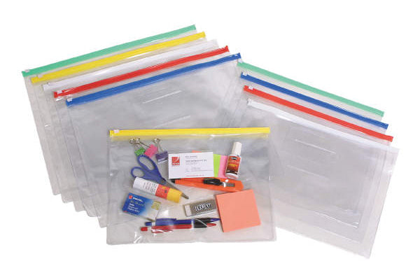 Marbig Clear Zipped Case A4