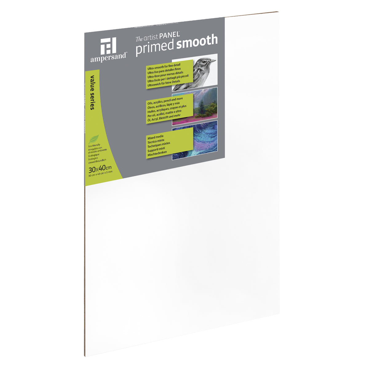 AMPERSAND PRIMED SMOOTH ARTIST PANEL 3MM