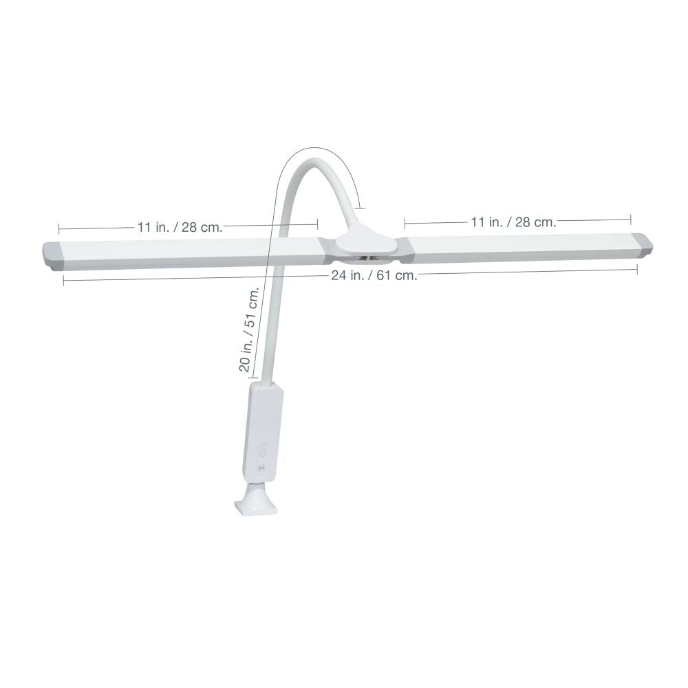 ARTOGRAPH SPLIT BAR LAMP WITH TABLE CLAMP