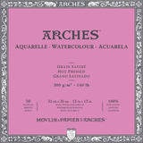 Arches Watercolour Block 300gsm Hot Pressed 20 Sheets