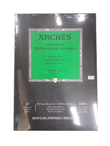 Arches Watercolour Pad 300gsm Cold Pressed 12 Sheets A3