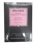 Arches Watercolour Pad 185gsm Hot Pressed 15 Sheet A4