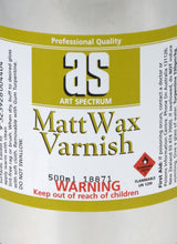 Art Spectrum Oil Medium Matt Wax Varnish 500ml