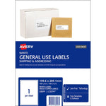Avery Multi Use Laser/Inkjet/Copier Label Packet 100 A4