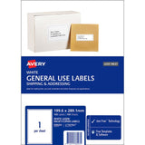 Avery Multi Use Laser/Inkjet/Copier Label Packet 100 A4