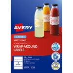 Avery L7146 Wrapround Labels White Packet 12
