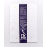 Awagami Washi Fibres Paper Gold/Silver Flake Packet 10 A4