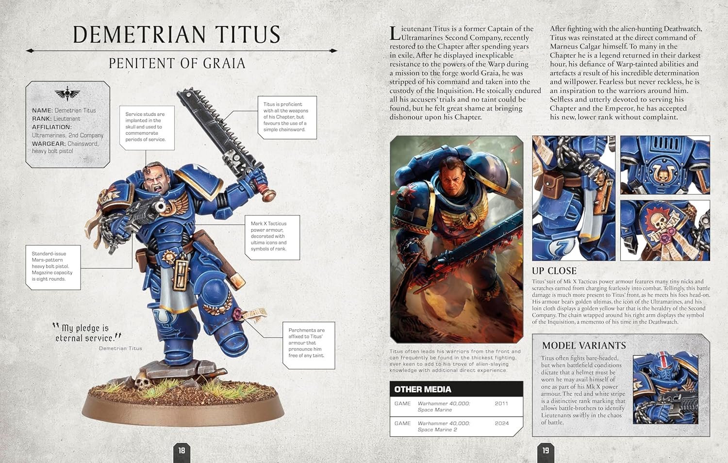 WARHAMMER 40000 CHARACTER ENCYCLOPEDIA