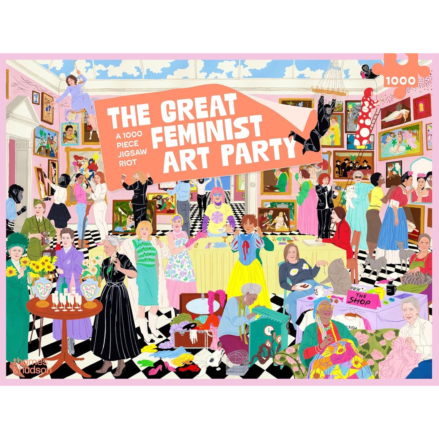 GREAT FEMINIST ART PAINTING 1000 PIECE JIGSAW