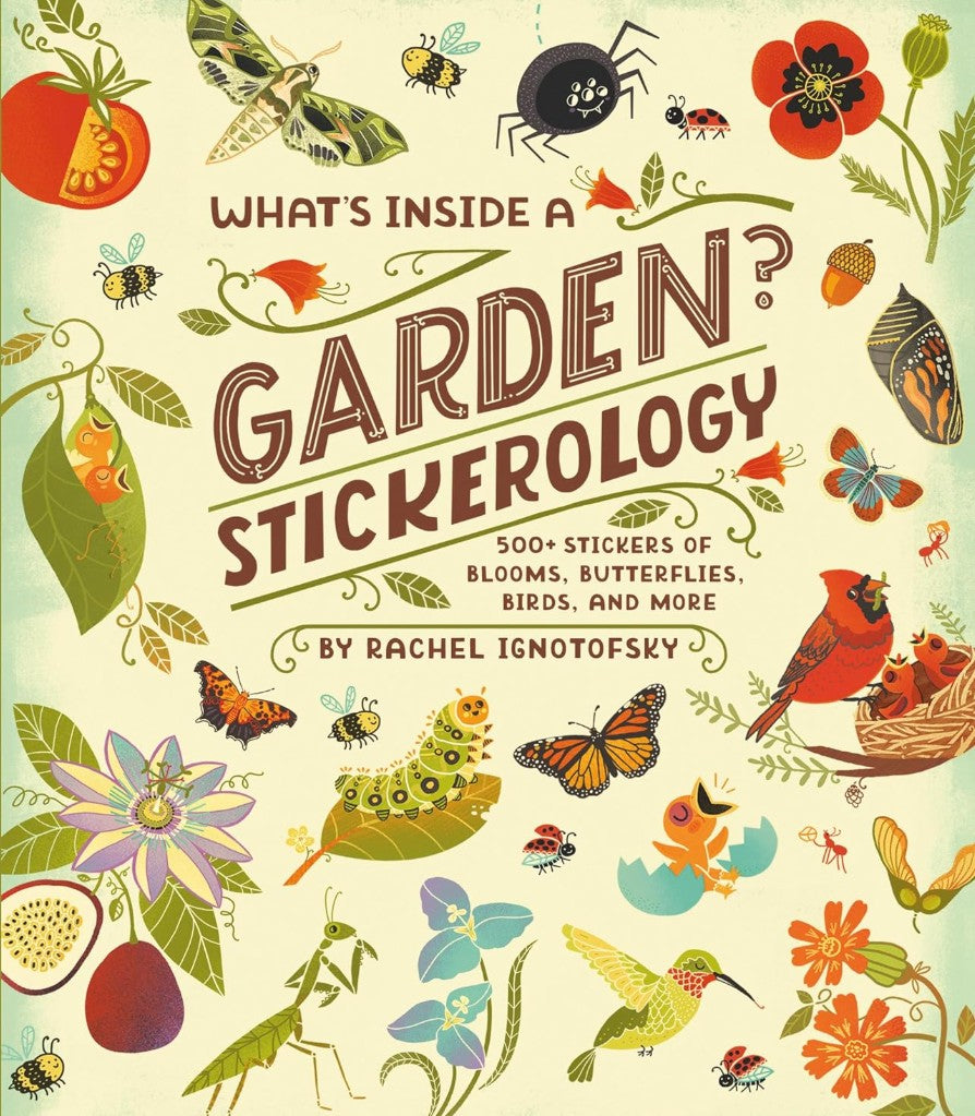 WHATS IN A GARDEN STICKEROLOGY 500 + STICKERS