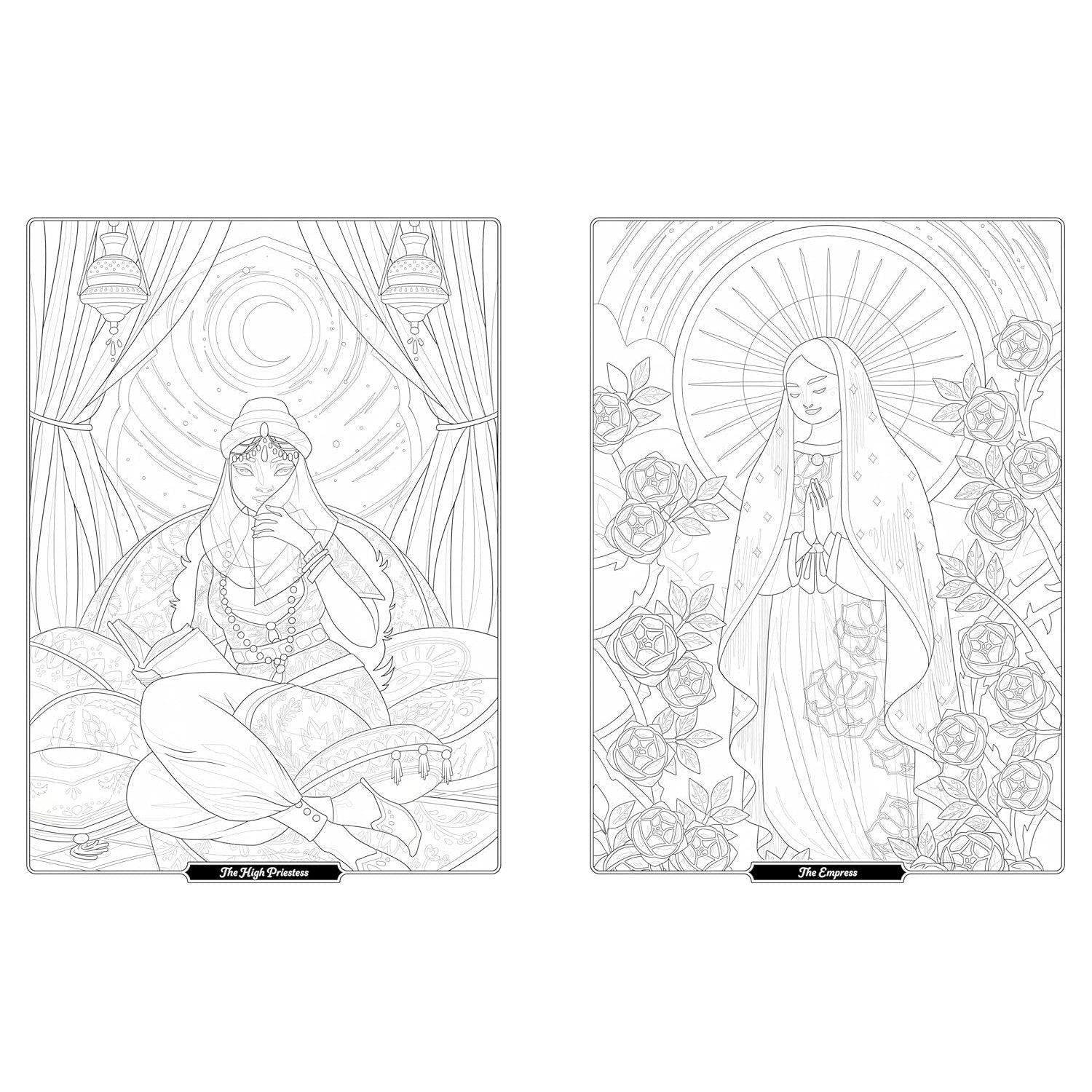 TAROT OF DEVINE COLOURING BOOK