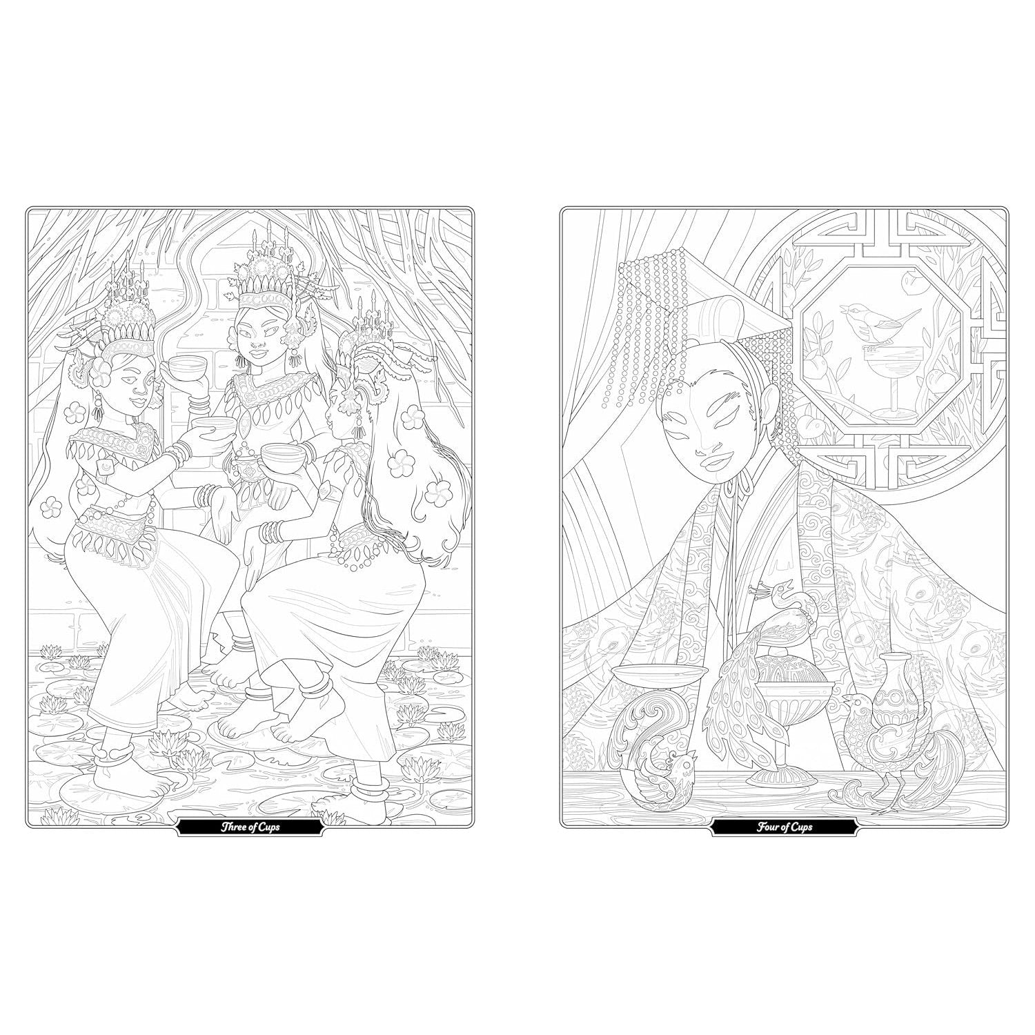 TAROT OF DEVINE COLOURING BOOK