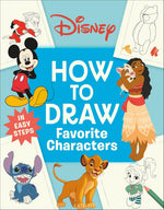 DISNEY HOW TO DRAW FAVORITE CHARACTERS