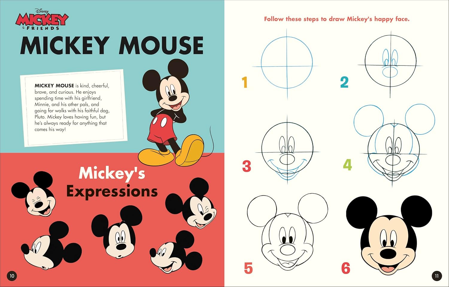 DISNEY HOW TO DRAW FAVORITE CHARACTERS