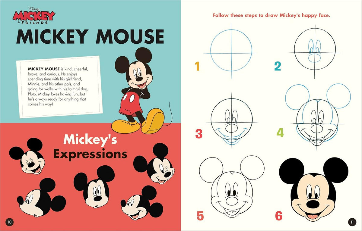DISNEY HOW TO DRAW FAVORITE CHARACTERS