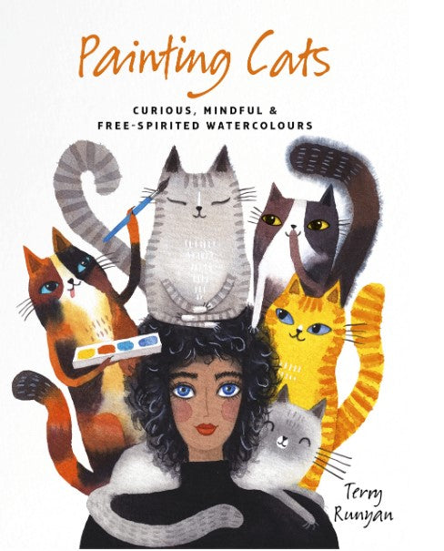 PAINTING CATS FREE SPIRITED WATERCOLOUR